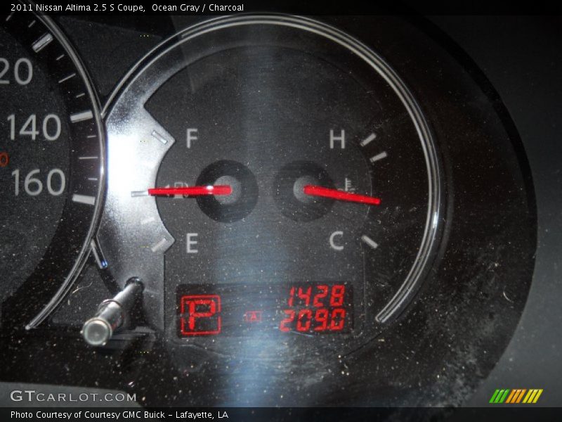 Ocean Gray / Charcoal 2011 Nissan Altima 2.5 S Coupe