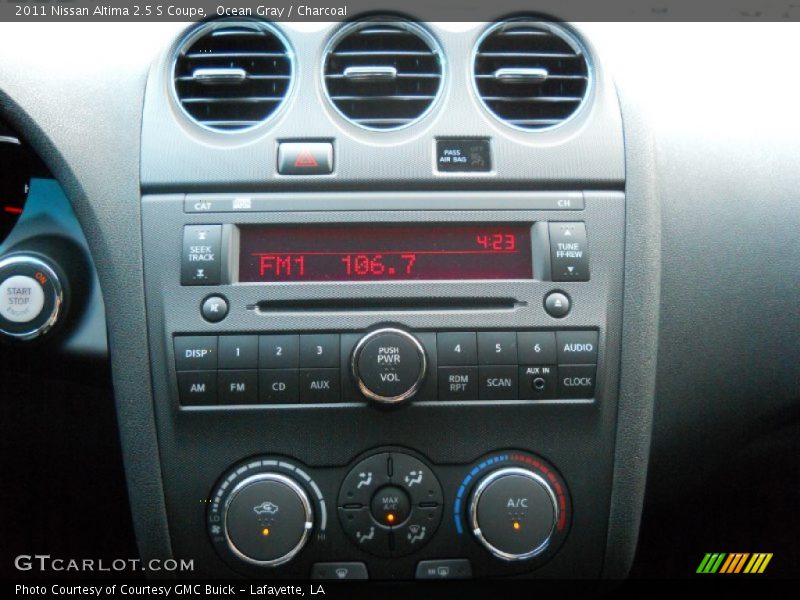 Ocean Gray / Charcoal 2011 Nissan Altima 2.5 S Coupe