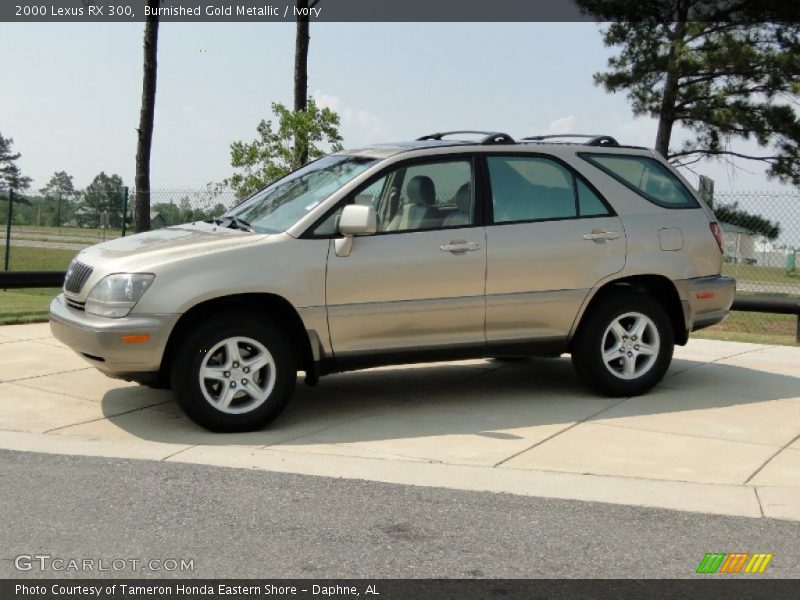 Burnished Gold Metallic / Ivory 2000 Lexus RX 300