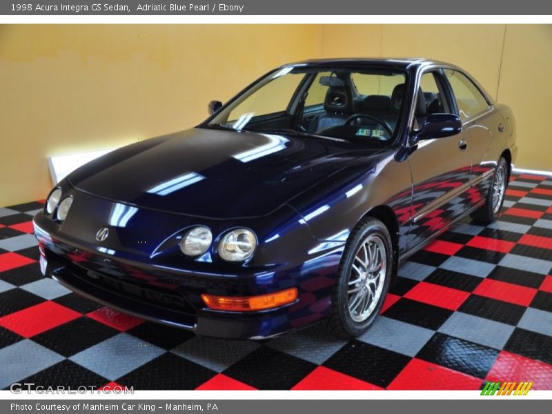 Adriatic Blue Pearl / Ebony 1998 Acura Integra GS Sedan