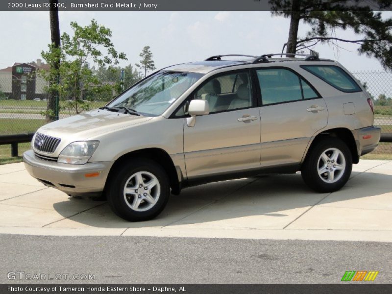 Burnished Gold Metallic / Ivory 2000 Lexus RX 300