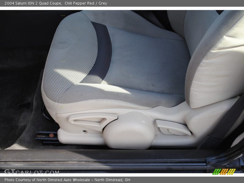 Chili Pepper Red / Grey 2004 Saturn ION 2 Quad Coupe