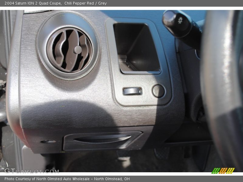 Chili Pepper Red / Grey 2004 Saturn ION 2 Quad Coupe