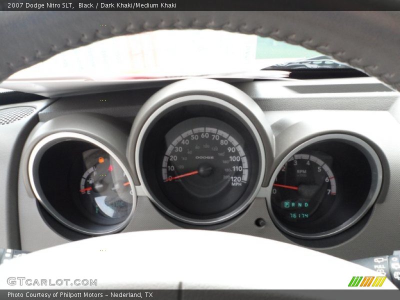 Black / Dark Khaki/Medium Khaki 2007 Dodge Nitro SLT