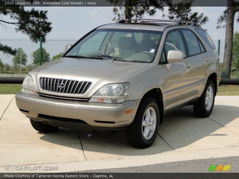 Burnished Gold Metallic / Ivory 2000 Lexus RX 300