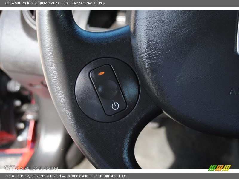 Chili Pepper Red / Grey 2004 Saturn ION 2 Quad Coupe