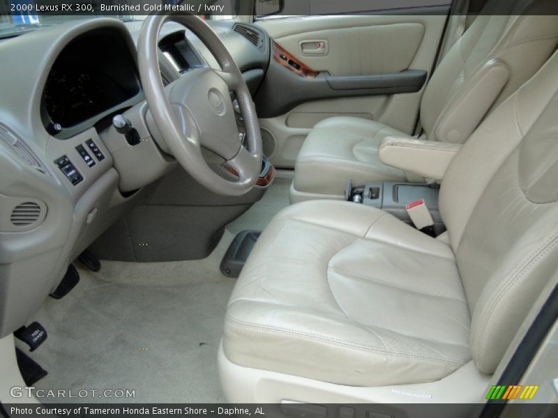 Burnished Gold Metallic / Ivory 2000 Lexus RX 300