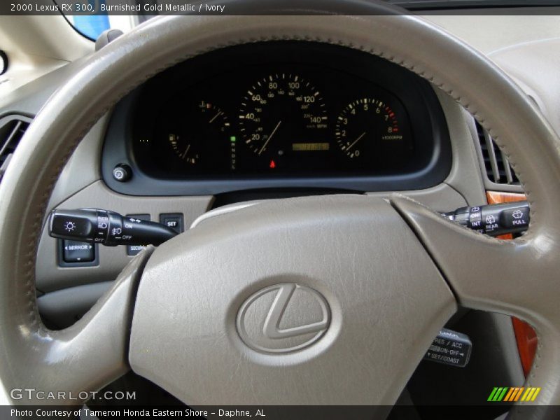 Burnished Gold Metallic / Ivory 2000 Lexus RX 300