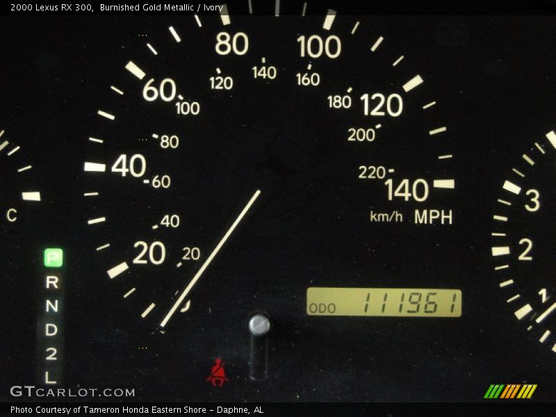 Burnished Gold Metallic / Ivory 2000 Lexus RX 300