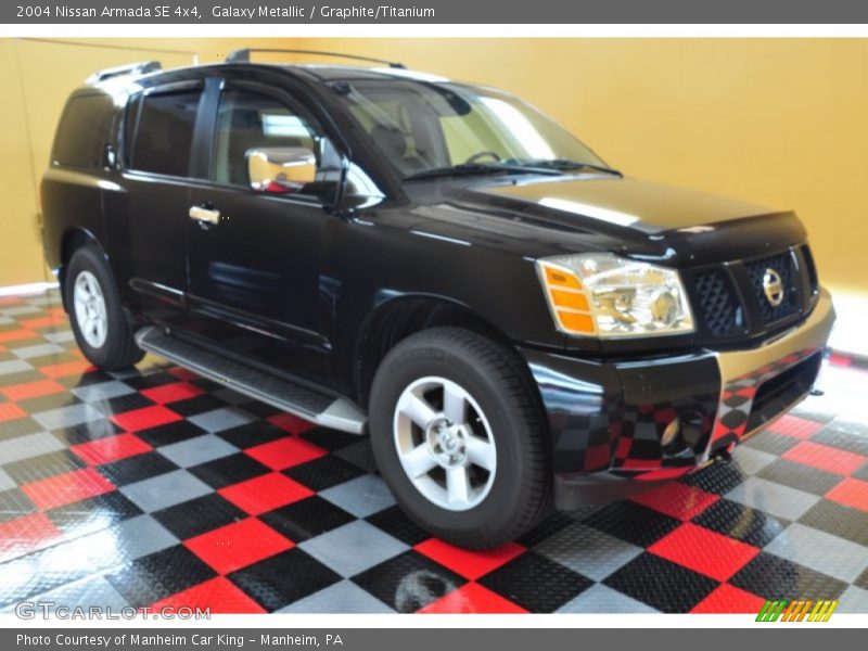 Galaxy Metallic / Graphite/Titanium 2004 Nissan Armada SE 4x4