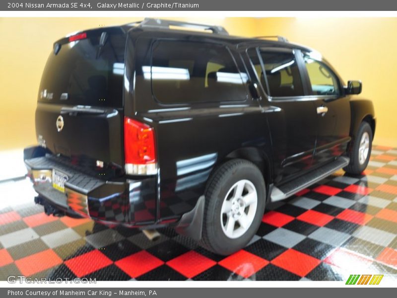 Galaxy Metallic / Graphite/Titanium 2004 Nissan Armada SE 4x4