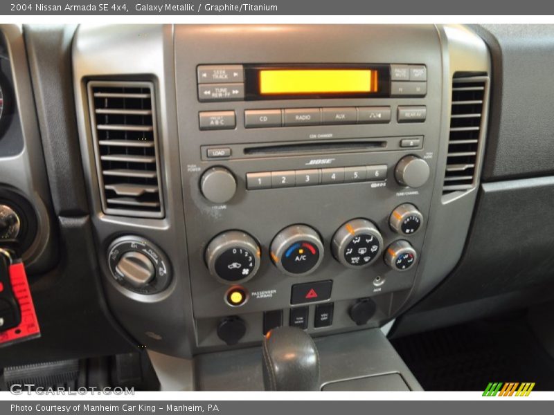 Galaxy Metallic / Graphite/Titanium 2004 Nissan Armada SE 4x4