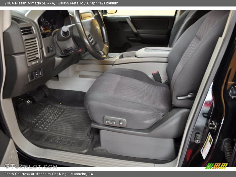 Galaxy Metallic / Graphite/Titanium 2004 Nissan Armada SE 4x4