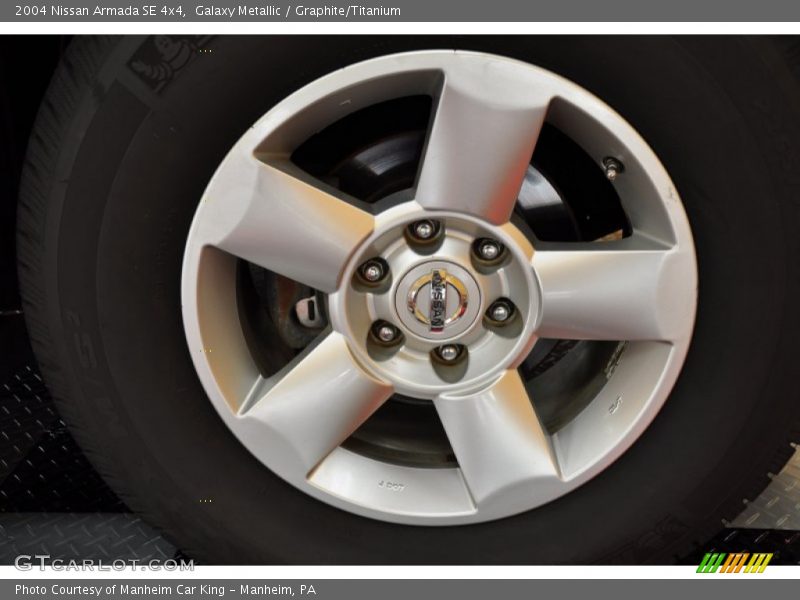 Galaxy Metallic / Graphite/Titanium 2004 Nissan Armada SE 4x4