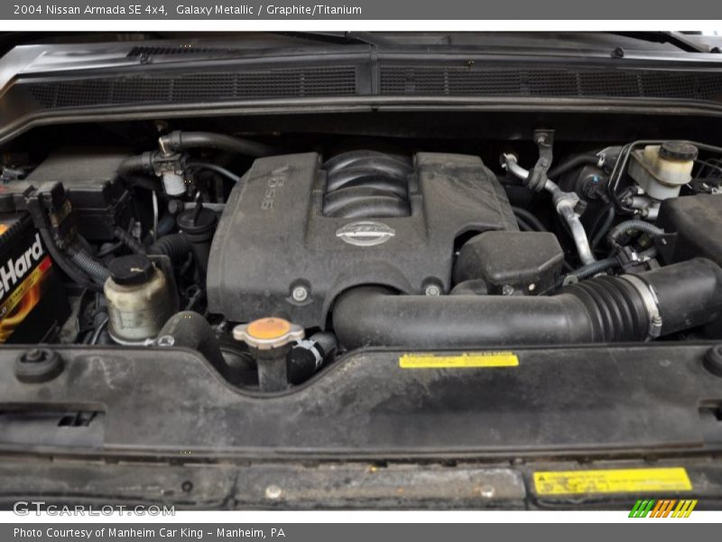 Galaxy Metallic / Graphite/Titanium 2004 Nissan Armada SE 4x4