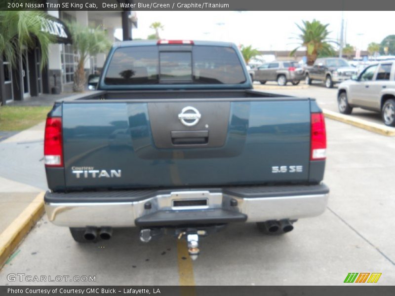 Deep Water Blue/Green / Graphite/Titanium 2004 Nissan Titan SE King Cab