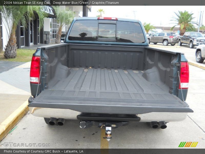 Deep Water Blue/Green / Graphite/Titanium 2004 Nissan Titan SE King Cab