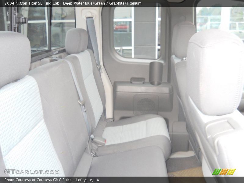 Deep Water Blue/Green / Graphite/Titanium 2004 Nissan Titan SE King Cab