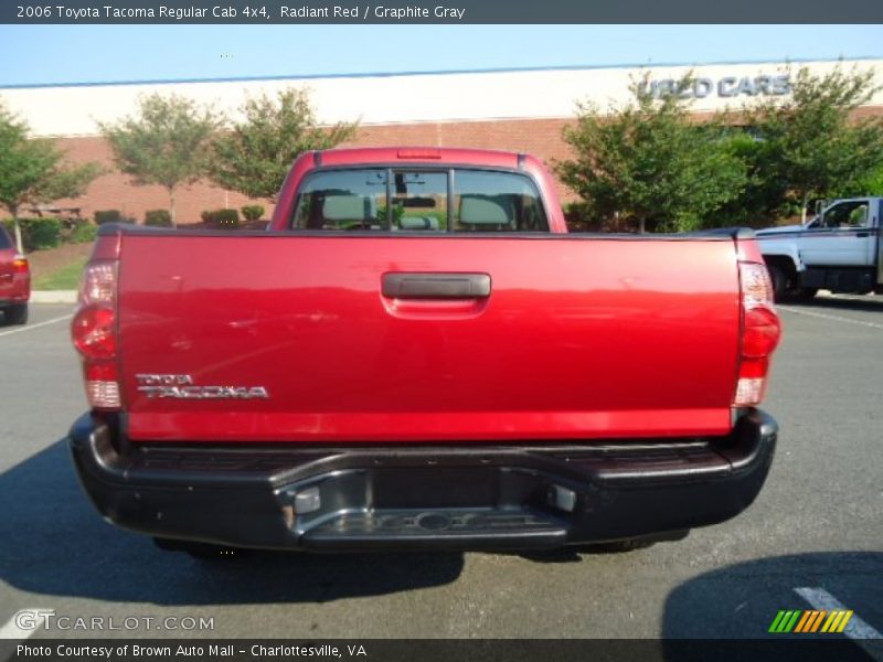 Radiant Red / Graphite Gray 2006 Toyota Tacoma Regular Cab 4x4
