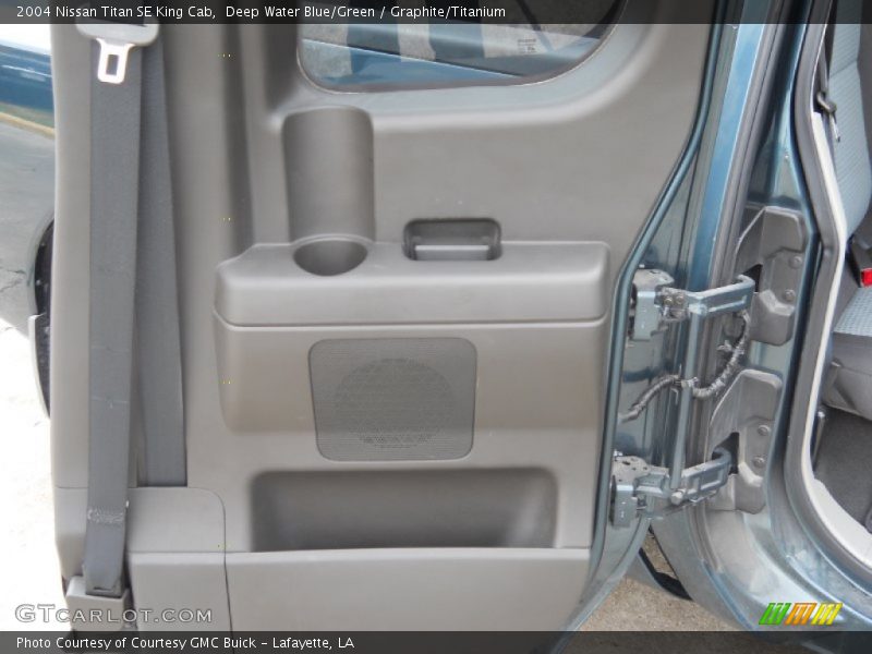 Deep Water Blue/Green / Graphite/Titanium 2004 Nissan Titan SE King Cab