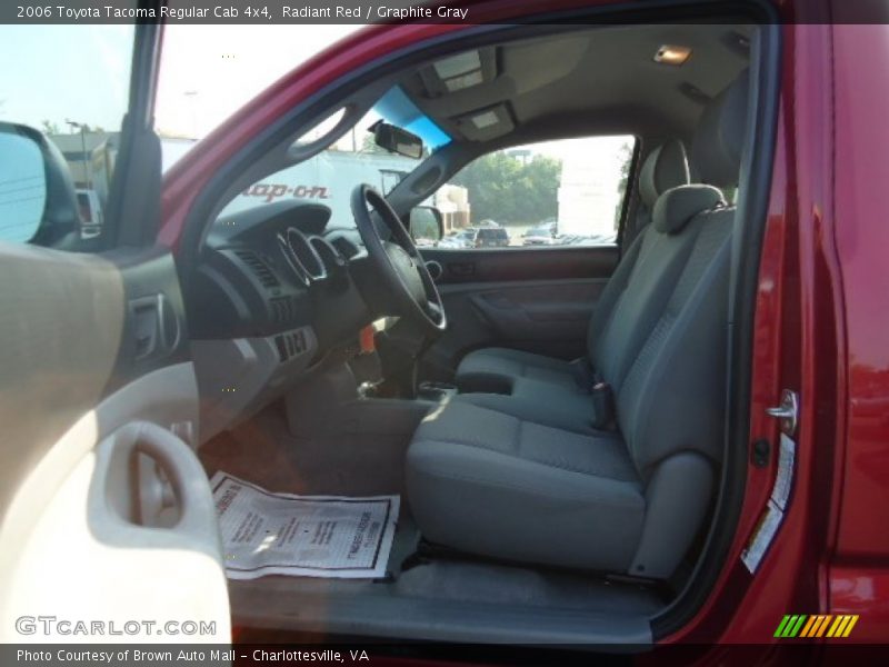 Radiant Red / Graphite Gray 2006 Toyota Tacoma Regular Cab 4x4