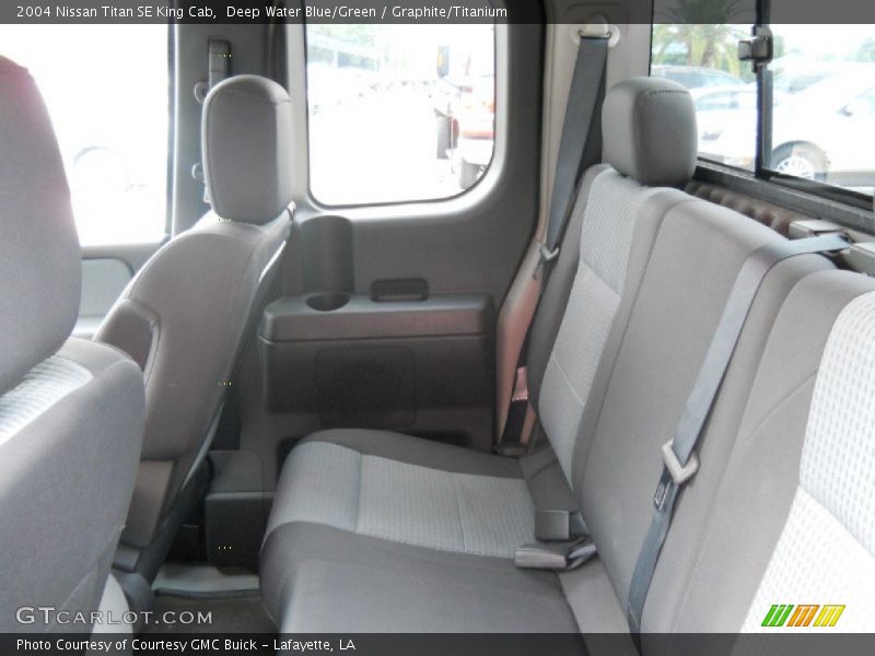 Deep Water Blue/Green / Graphite/Titanium 2004 Nissan Titan SE King Cab