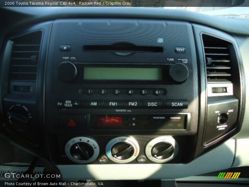 Radiant Red / Graphite Gray 2006 Toyota Tacoma Regular Cab 4x4