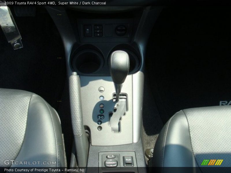 Super White / Dark Charcoal 2009 Toyota RAV4 Sport 4WD