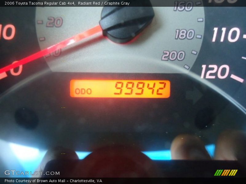 Radiant Red / Graphite Gray 2006 Toyota Tacoma Regular Cab 4x4