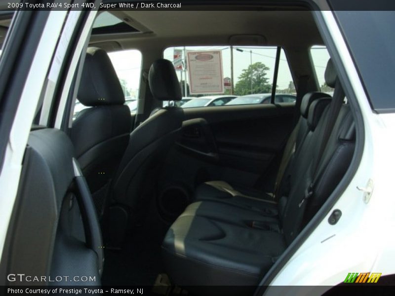 Super White / Dark Charcoal 2009 Toyota RAV4 Sport 4WD
