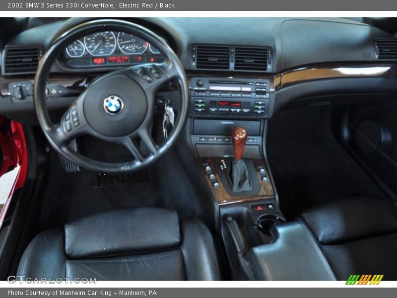 Electric Red / Black 2002 BMW 3 Series 330i Convertible