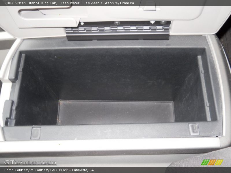 Deep Water Blue/Green / Graphite/Titanium 2004 Nissan Titan SE King Cab