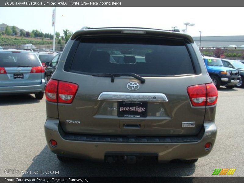 Pyrite Gray Mica / Sand Beige 2008 Toyota Sequoia Limited 4WD