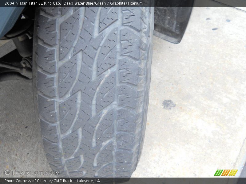 Deep Water Blue/Green / Graphite/Titanium 2004 Nissan Titan SE King Cab