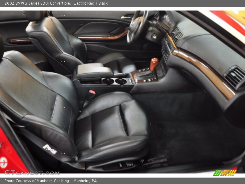 Electric Red / Black 2002 BMW 3 Series 330i Convertible