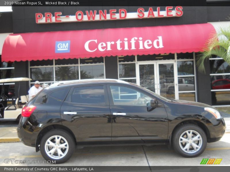 Wicked Black / Black 2010 Nissan Rogue SL