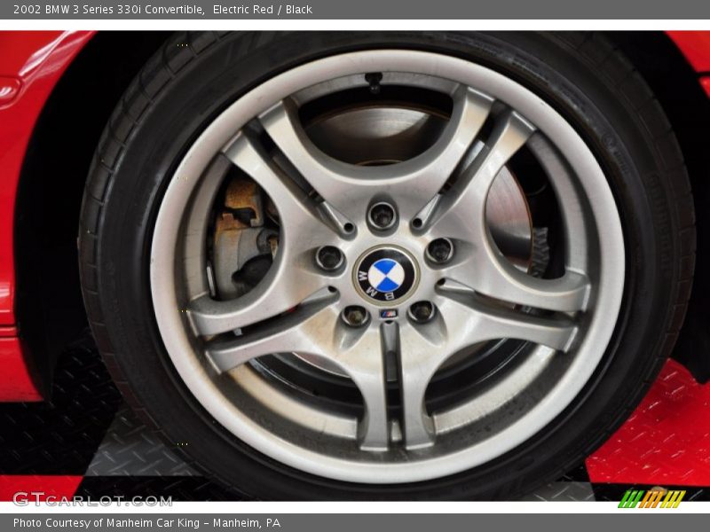 Electric Red / Black 2002 BMW 3 Series 330i Convertible