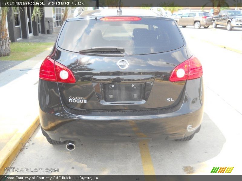 Wicked Black / Black 2010 Nissan Rogue SL