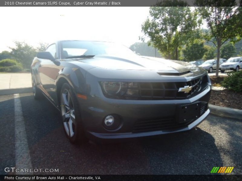 Cyber Gray Metallic / Black 2010 Chevrolet Camaro SS/RS Coupe