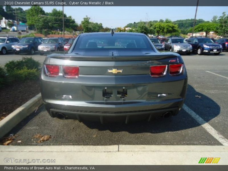 Cyber Gray Metallic / Black 2010 Chevrolet Camaro SS/RS Coupe