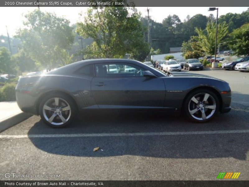 Cyber Gray Metallic / Black 2010 Chevrolet Camaro SS/RS Coupe