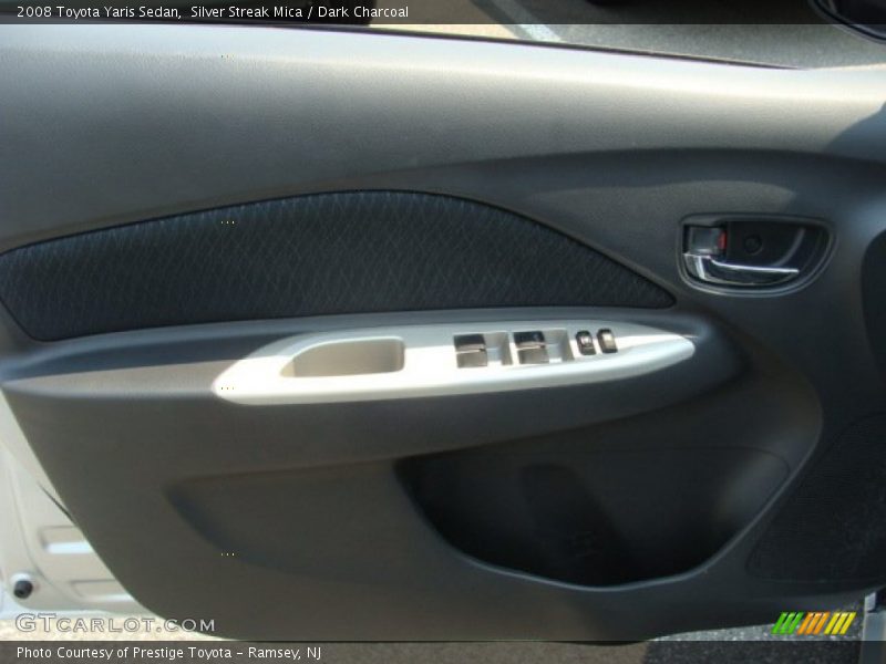 Silver Streak Mica / Dark Charcoal 2008 Toyota Yaris Sedan