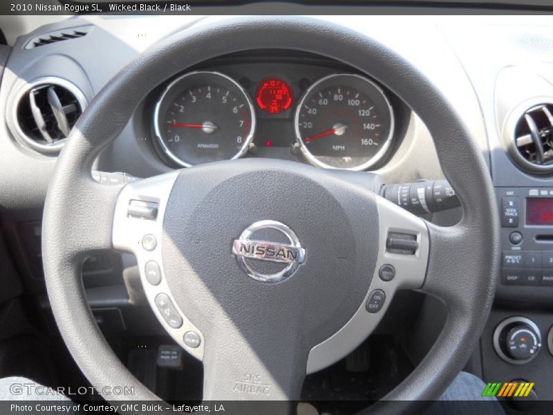 Wicked Black / Black 2010 Nissan Rogue SL
