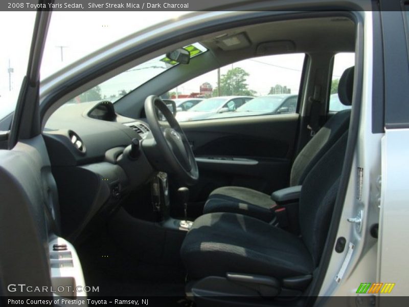 Silver Streak Mica / Dark Charcoal 2008 Toyota Yaris Sedan