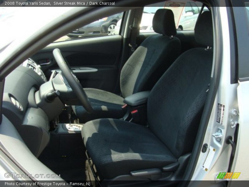 Silver Streak Mica / Dark Charcoal 2008 Toyota Yaris Sedan