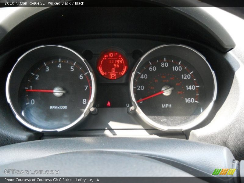 Wicked Black / Black 2010 Nissan Rogue SL