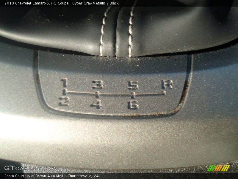 Cyber Gray Metallic / Black 2010 Chevrolet Camaro SS/RS Coupe