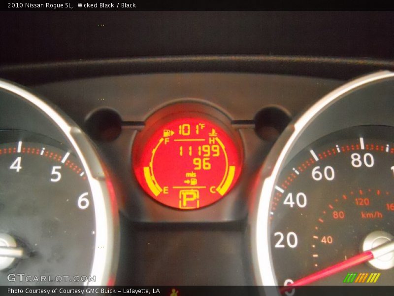 Wicked Black / Black 2010 Nissan Rogue SL