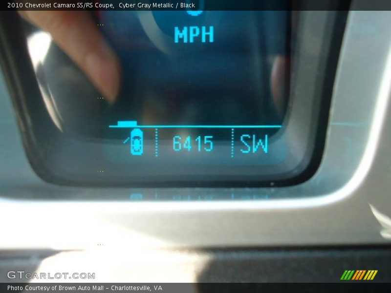 Cyber Gray Metallic / Black 2010 Chevrolet Camaro SS/RS Coupe