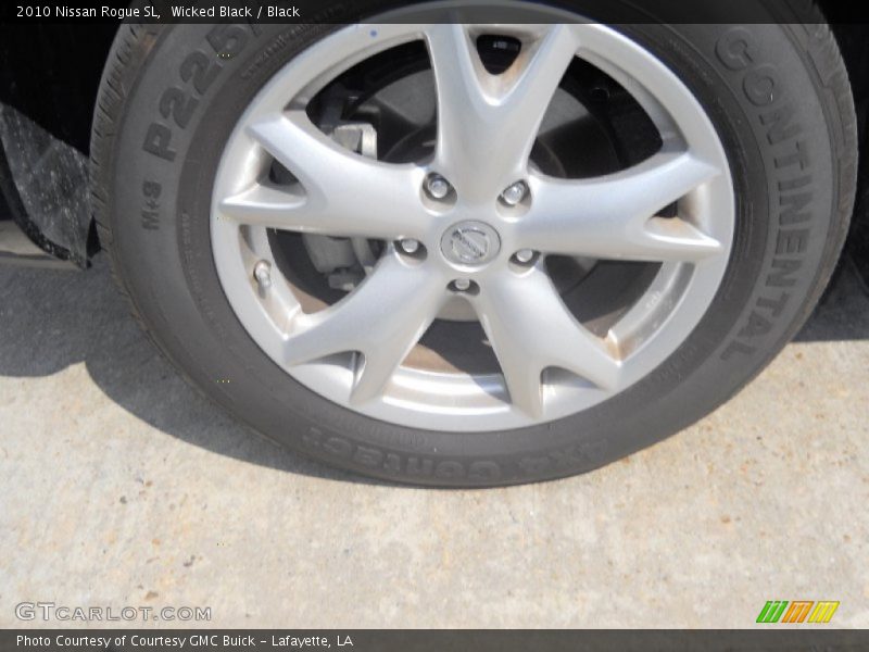 Wicked Black / Black 2010 Nissan Rogue SL